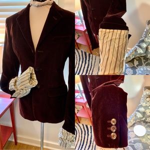 Jean Paul Gaultier  Burgundy Jacket Sz 10